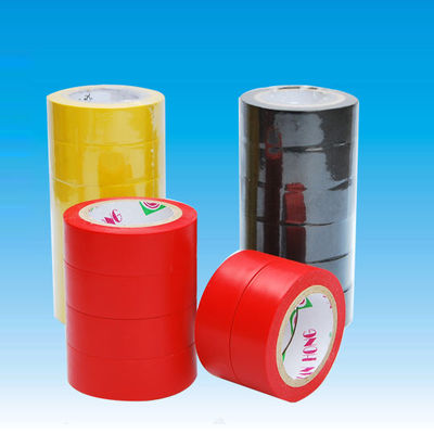 중국 착색된 고무 수지 접착성 PVC 절연제 테이프/전기 격리 테이프 협력 업체