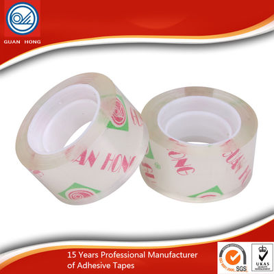 중국 강한 증명서를 주는 회사 로고 ISO&amp;SGS를 가진 접착제에 의하여 인쇄되는 포장 테이프 협력 업체