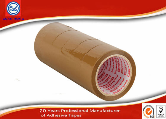 중국 Opp 방수 강한 브라운 BOPP 포장 테이프, 플라스틱 접착제 저잡음 패킹 테이프 협력 업체